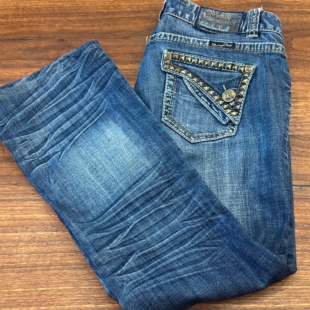 Rock & Roll Cowgirl low rise bootcut jeans